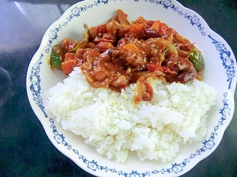 お豆とお野菜たっぷりカレー